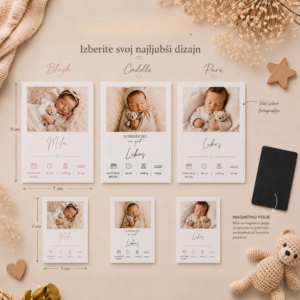 Personalizirani magnetki ob rojstvu – Prvi spomini
